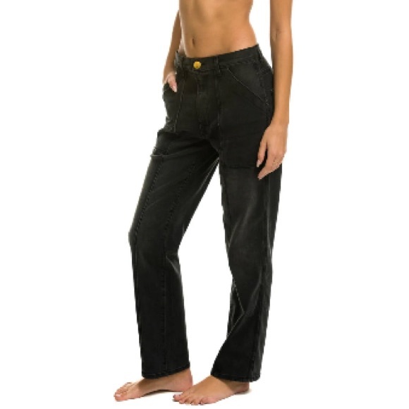 Aviator Nation Jessica jeans, black size 24 - Picture 1 of 6